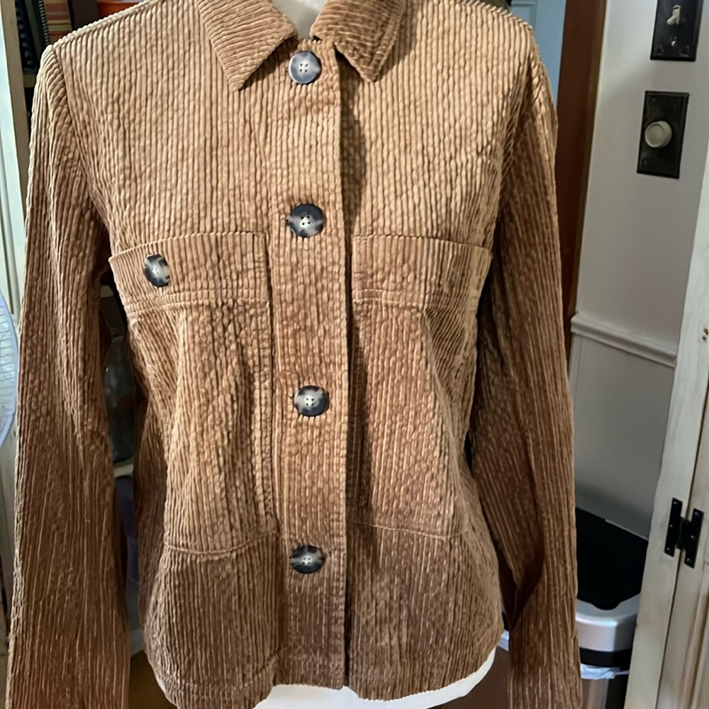 JJill tumbled cord jacket. Size medium tall
